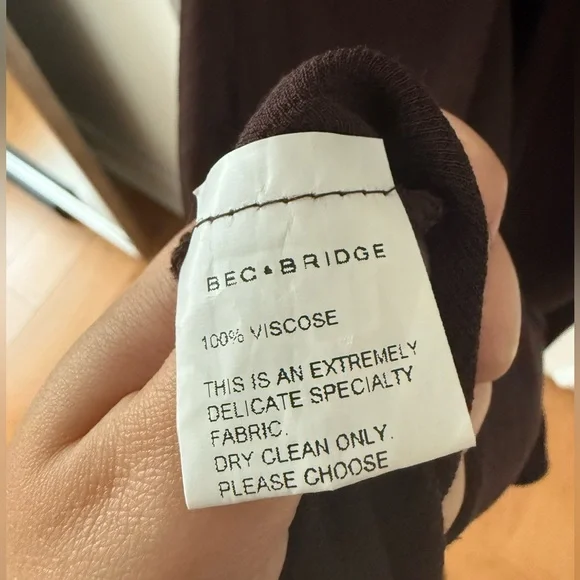 Bec & Bridge Cedar City Maxi Dress in Dark Chocolate Size US 6 NWT - Picture 11 of 15